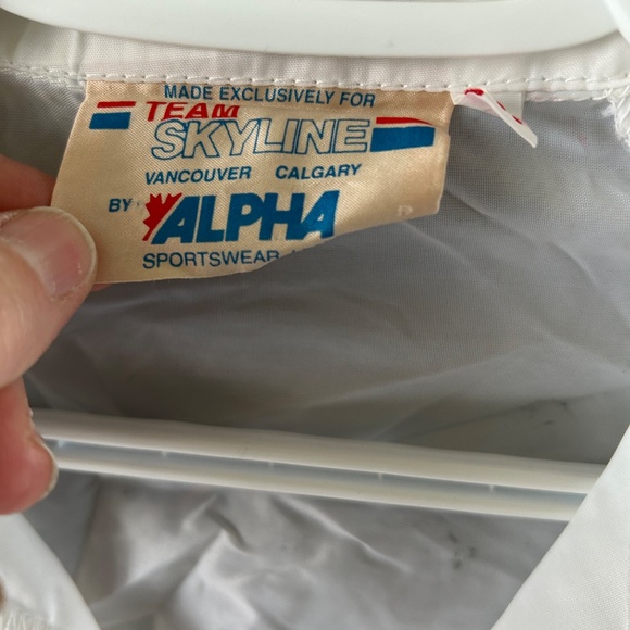 Men's Vinrage Alpha Sportswear BC Games Very Light Weight Jacket w/Snaps - Picture 5 of 6